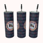 I'm Falling For You - Romantic Moonlight Feathers - Stainless Steel Tumbler